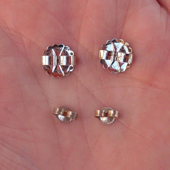 Early Issue David Yurman Cable Collectible Hoops - 14K/925 - Picture 7 of 9